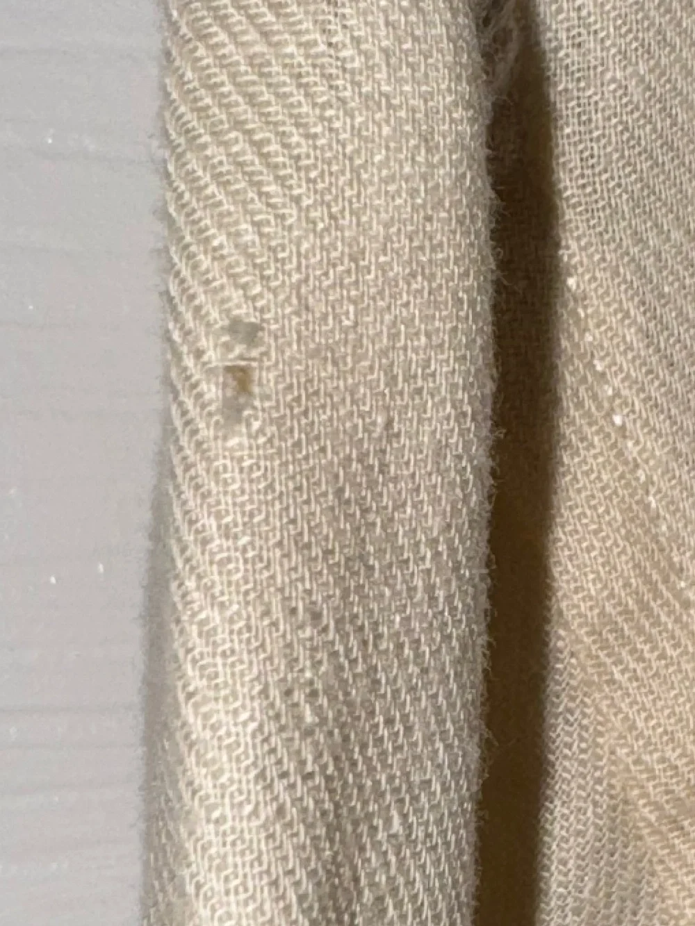 Claiborne Men’s Long-Sleeve Dress Shirt in Light Cream - Picture 5 of 5